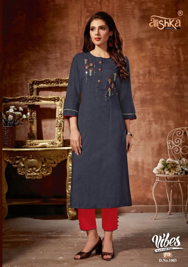 Alishka Vibes Rayon kurti With Bottom